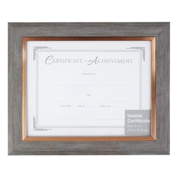 Porta certificado de madera