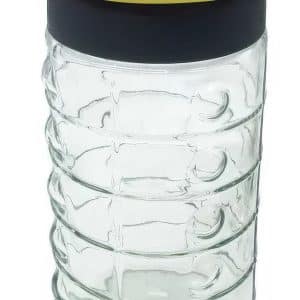Frasco Herevin De Vidrio Labrado Arena 1.7L