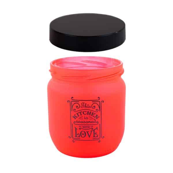 Frasco De Vidrio Herevin 425 Cc Rojo - Imagen 2