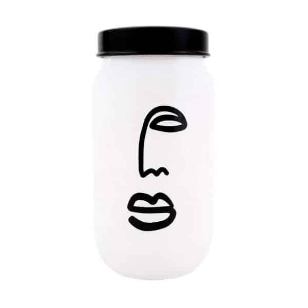 Frasco De Vidrio Herevin 1L Rostro