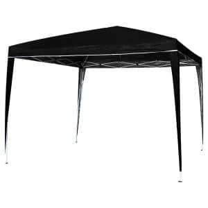 Gazebo Reforzado Retractil Negro