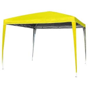Gazebo Reforzado Retractil Amarillo