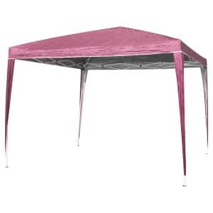 Gazebo Reforzado Retractil Rosado