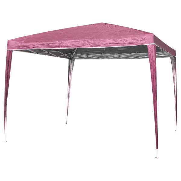 Gazebo Reforzado Retractil Rosado