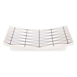 Jabonera De Ceramica Blanca Con Diseño
