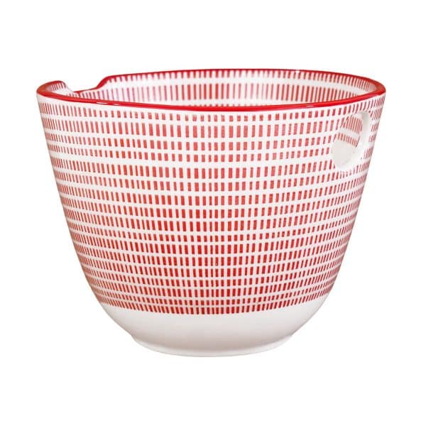 Bowl De Ceramica Con Orificio Para Palitos Chinos
