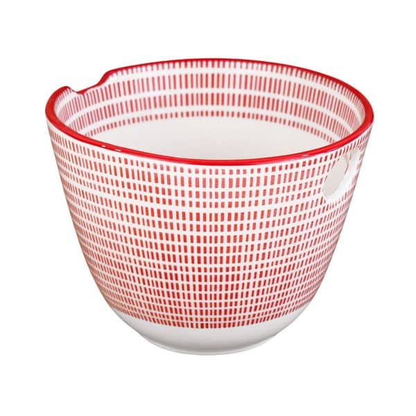 Bowl De Ceramica Con Orificio Para Palitos Chinos - Imagen 2