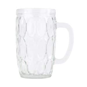 Jarra De Cerveza De Vidrio Labrado 400Ml