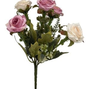 Ramo de rosas artificiales