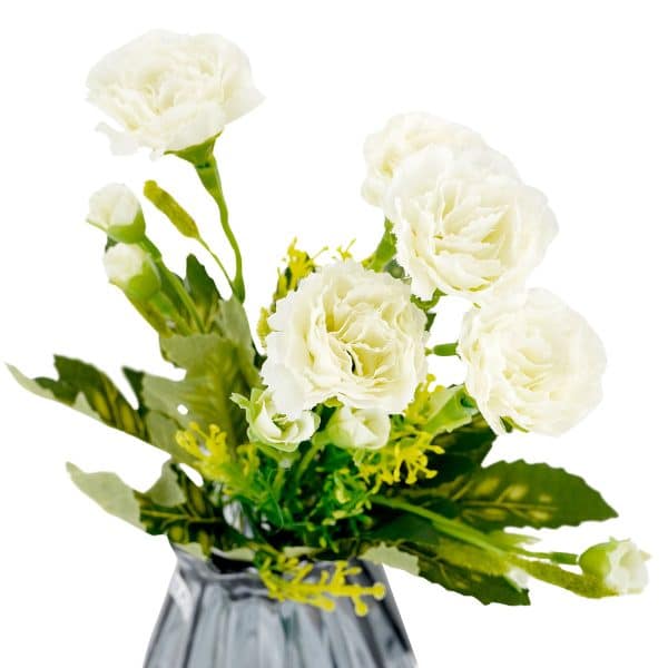 Ramo De Flores Artificiales Clavel - Imagen 3