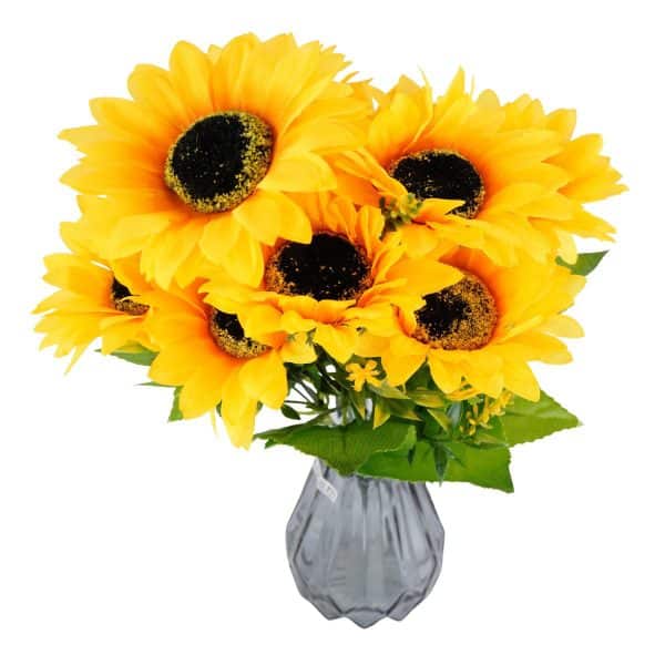 Ramo De Flores Artificiales Girasol - Imagen 2