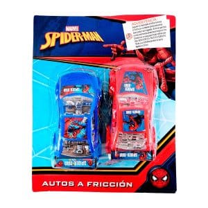 Set de 2 autos de Spiderman