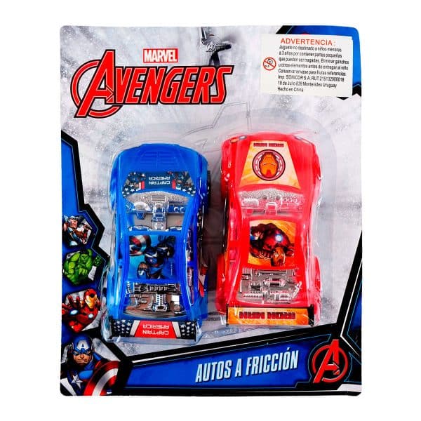 Set de 2 autos Avengers