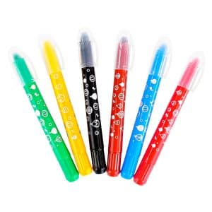 Crayola Larga Retractil Con Tapon X6 Unidades
