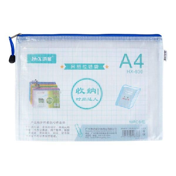 Sobre Pvc Porta Documentos Transparente Con Cierre - Imagen 2