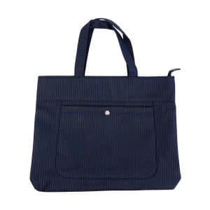 Portafolio De Lona Con Asas Y Bolsillo