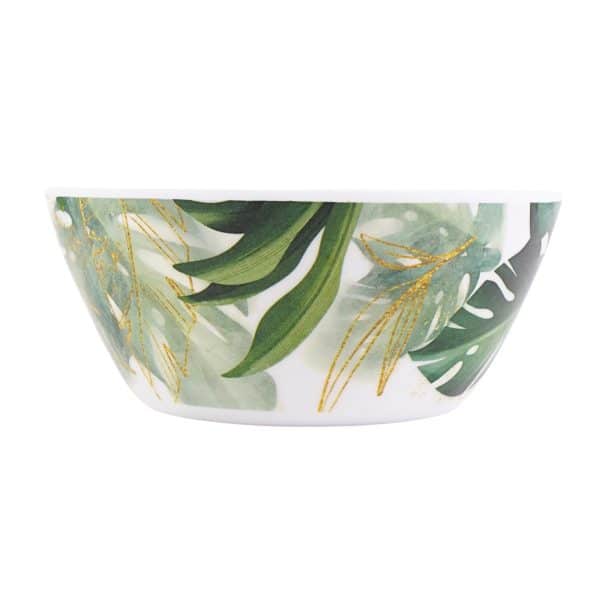 Bowl Melamina Linea Hoja Verde - Imagen 2