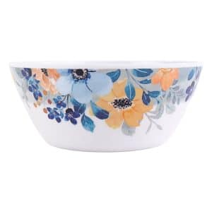 Bowl De Melamina Flowers Line