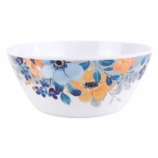 Bowl De Melamina Flowers Line - Imagen 2