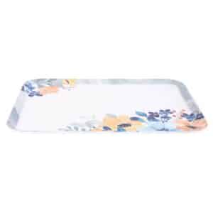 Bandeja Rectangular De Melamina Flowers Line