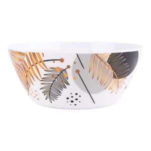 Bowl de melamina linea hoja gold