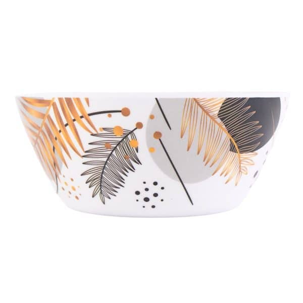 Bowl de melamina linea hoja gold - Imagen 2