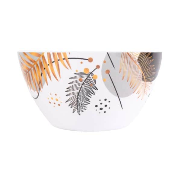 Bowl de melamina linea Hoja Gold - Imagen 2