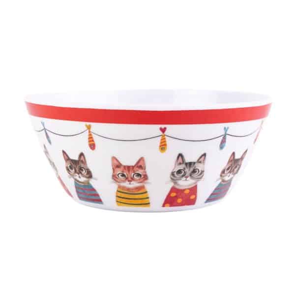 Bowl de melamina linea Cats - Imagen 2
