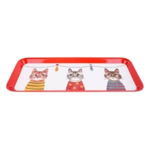 Bandeja Rectangular De Melamina Linea Cats