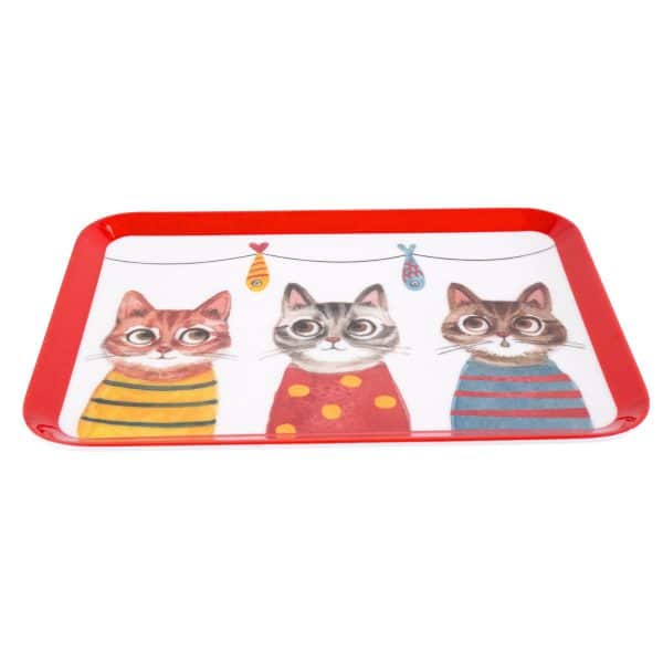 Bandeja Rectangular Melamina Linea Cats