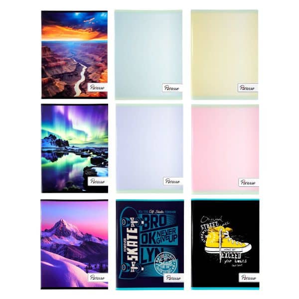 Cuaderno engrampado Picasso 48 hojas doble raya - Imagen 3