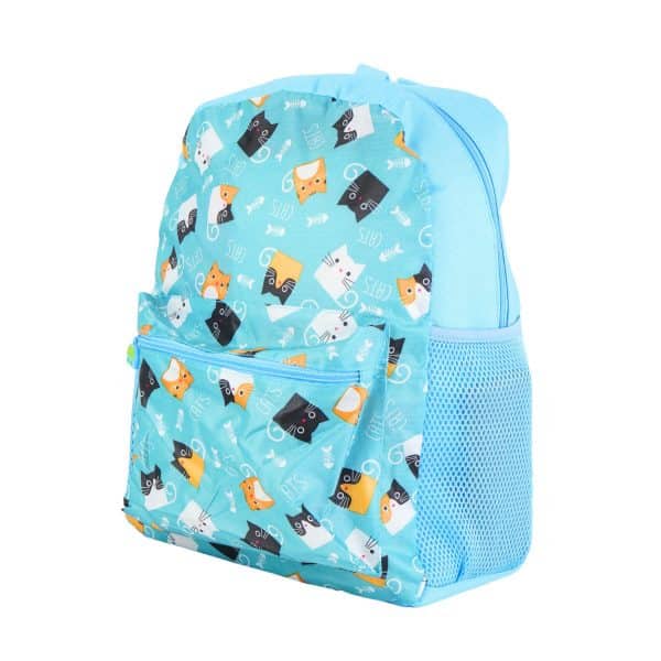 Mochila Celeste Cats - Imagen 2