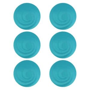 Set De 6 Individuales Redondos De Pvc