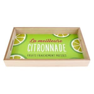 Bandeja de madera Limones