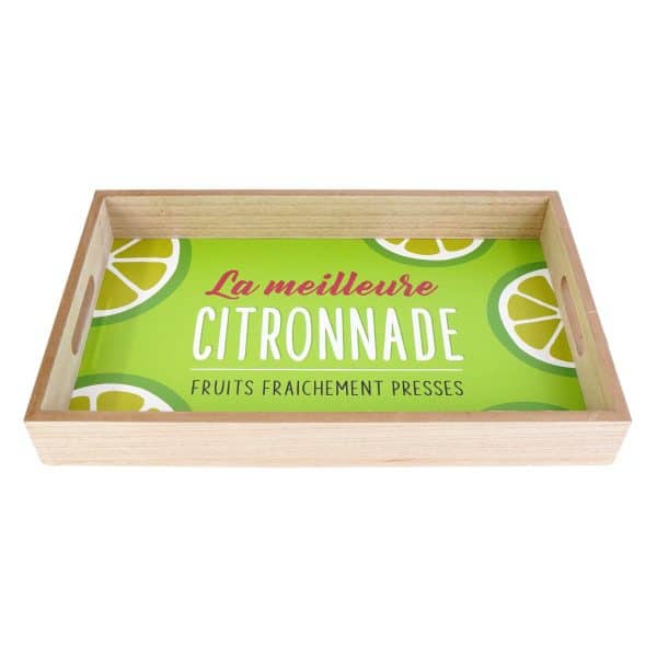 Bandeja de madera Limones