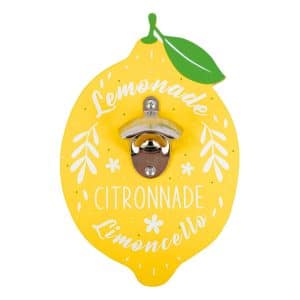 Destapador de botella para pared Limon