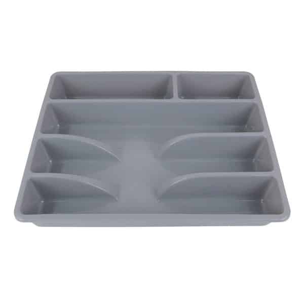 Cubiertera de plastico 5 divisiones
