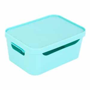 Contenedor De Plastico 1.8L Con Tapa Y Asas