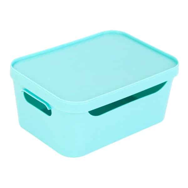 Contenedor De Plastico 1.8L Con Tapa Y Asas