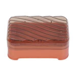 Jabonera De Plastico Con Tapa De Acrilico
