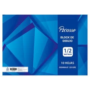 Block De Dibujo 1/2 Watman Picasso 120 Gr