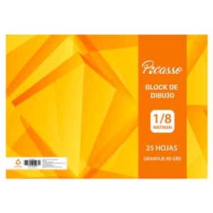 Block De Dibujo 1/8 Watman Picasso 80 Gr