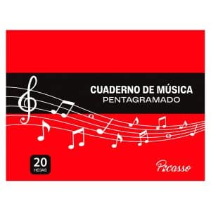 Cuaderno Pentagramado Picasso 20 Hojas