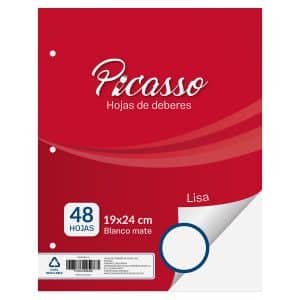 Hojas de deberes x48 Picasso Lisa