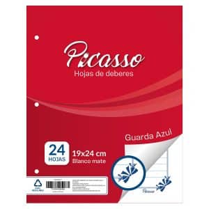 Hojas De Deberes Picasso Margen Azul