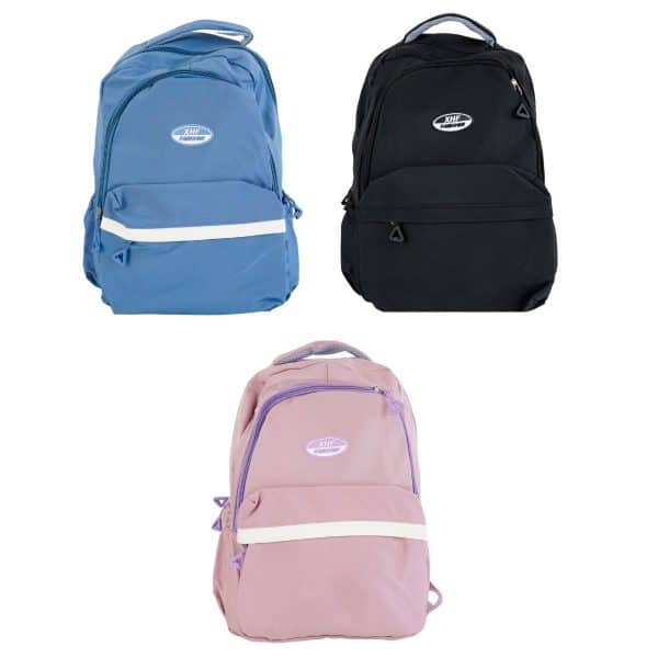 Mochila de tela colores pastel - Imagen 2