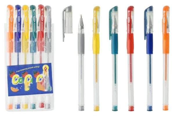 Boligrafo Gel Colores X6 -