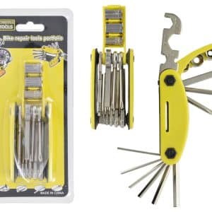 Set Herramientas Para Reparar Bicicletas Doble Blister