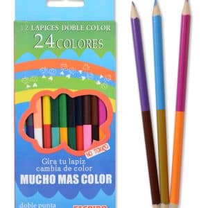 Lapices De Colores Doble Color