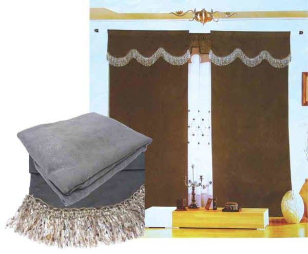 Juego De Cortina Poliester 150Cm X 230Cm